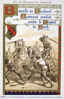 Scene from the life of Bertrand du Guesclin, (19th century)