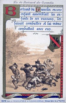 Scene from the life of Bertrand du Guesclin, (19th century)