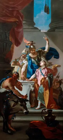 Scene from the life of Hannibal 18th century. Artist: Claudio Francesco Beaumont