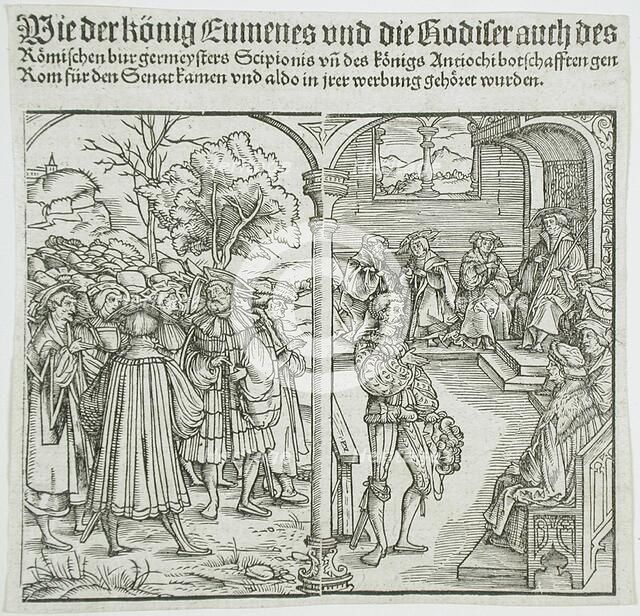 Scene from the Life of King Eumenes, 16th century. Creator: Unknown.