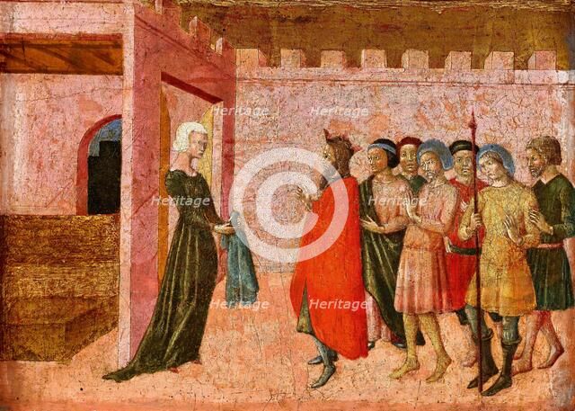 Scene from the life of Saint Margaret of Antioch, 15th century. Creator: Anonymous ().