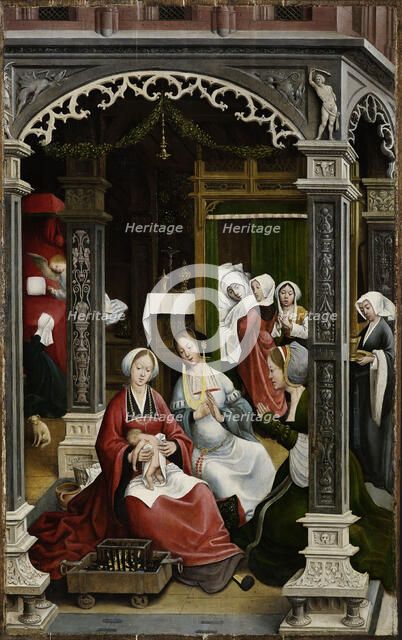 Scene from the life of Saint Roch, 1517. Creator: Orley, Everaert (Everard), van (c. 1490-1527).