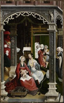 Scene from the life of Saint Roch, 1517. Creator: Orley, Everaert (Everard), van (c. 1490-1527)