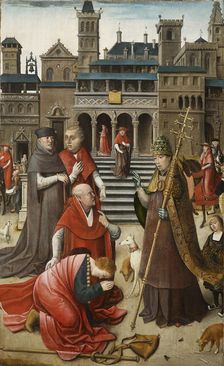 Scene from the life of Saint Roch, 1517. Creator: Orley, Everaert (Everard), van (c. 1490-1527)