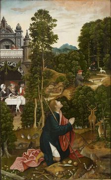 Scene from the life of Saint Roch, 1517. Creator: Orley, Everaert (Everard), van (c. 1490-1527)