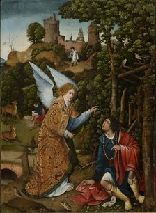 Scene from the life of Saint Roch, 1517. Creator: Orley, Everaert (Everard), van (c. 1490-1527)