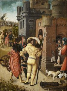 Scene from the life of Saint Roch, 1517. Creator: Orley, Everaert (Everard), van (c. 1490-1527)