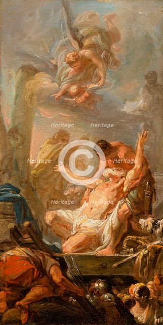Scene from the Martyrdom of St. Andrew, 1758. Creator: Jean-Baptiste Deshays.