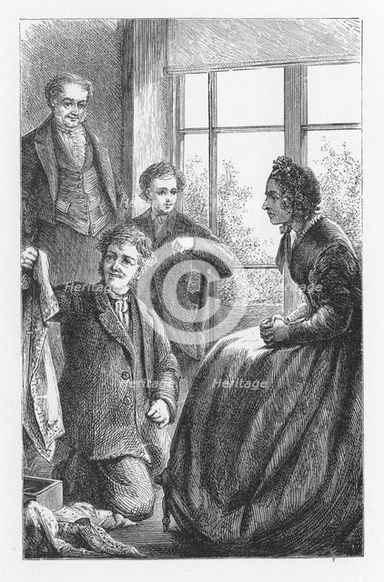 Scene from The Mill on the Floss by George Eliot, c1880. Artist: Walter-James Allen