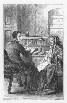 Scene from The Mill on the Floss by George Eliot, c1880. Artist: Walter-James Allen