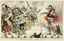 Scene from the New National Operetta, from Puck, 1883. Creator: Joseph Keppler