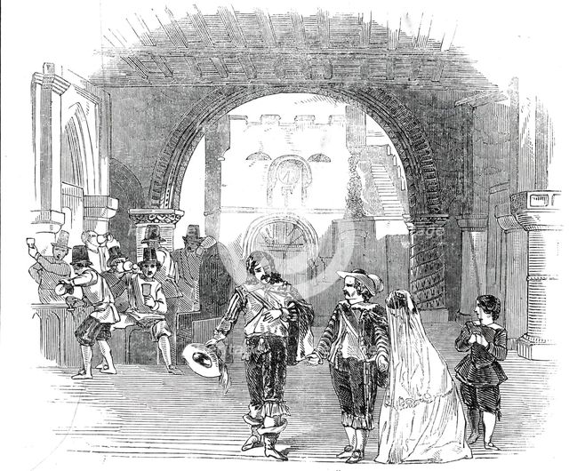 Scene from the new opera of "Maritana", at Drury Lane Theatre, 1845. Creator: Unknown.