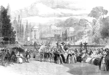 Scene from the new opera, "Love's Triumph", at Covent Garden, 1862. Creator: Unknown
