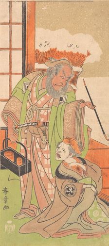 Scene From the Second Act of the Drama "Kawaranu Hana Sakae Hachinoki", 12th month, 1769. Creator: Shunsho