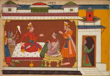 Scene from the "Shangri" Ramayana (History or Rama), 1690-1710. Creator: Unknown
