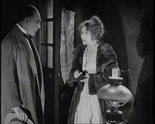 Scene from the Short Silent Feature Film Poppies of Flanders A Female Actor and a Male..., 1920s. Creator: British Pathe Ltd