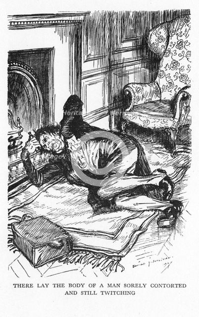 Scene from The Strange Case of Dr Jekyll and Mr Hyde by Robert Louis Stevenson, 1927. Artist: Edmund Joseph Sullivan