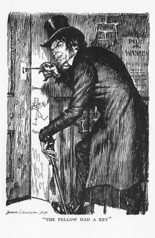 Scene from The Strange Case of Dr Jekyll and Mr Hyde by Robert Louis Stevenson, 1927. Artist: Edmund Joseph Sullivan
