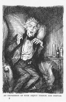 Scene from The Strange Case of Dr Jekyll and Mr Hyde by Robert Louis Stevenson, 1927. Artist: Edmund Joseph Sullivan
