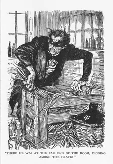 Scene from The Strange Case of Dr Jekyll and Mr Hyde by Robert Louis Stevenson, 1927. Artist: Edmund Joseph Sullivan