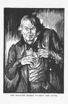 Scene from The Strange Case of Dr Jekyll and Mr Hyde by Robert Louis Stevenson, 1927. Artist: Edmund Joseph Sullivan