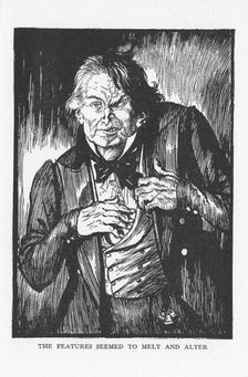 Scene from The Strange Case of Dr Jekyll and Mr Hyde by Robert Louis Stevenson, 1927. Artist: Edmund Joseph Sullivan