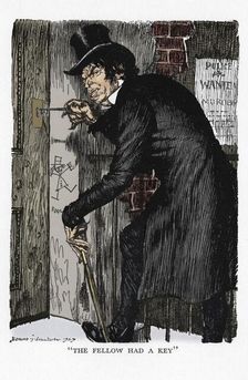 Scene from The Strange Case of Dr Jekyll and Mr Hyde by Robert Louis Stevenson, 1927. Artist: Edmund Joseph Sullivan