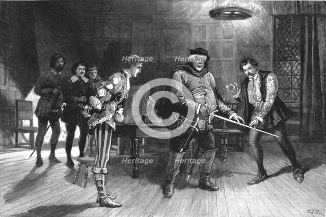 'Scene from the performance of ' Henry IV. Part I.,' by the Irving Dramatic Club at the Lyceum Theat Creator: Unknown.