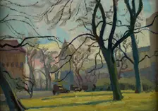 Scene from the Planty Park, 1934. Creator: Stanislaus Kamocki