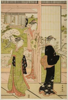 Scene from the Play "Imoseyama", late 1780s. Creator: Katsukawa Shuncho