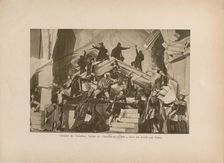 Scene from the play Romeo and Juliet by W. Shakespeare in the Moscow Kamerny Theatre, 1921. Creator: Anonymous