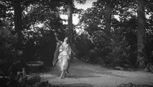 Scene from the play Sanctuary, A Bird Masque, by Percy MacKaye, in rehearsal for first..., 1913 Sept Creator: Arnold Genthe