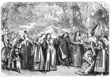 Scene from "The Princess," at the Olympic Theatre, 1870. Creator: Unknown