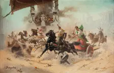 Scene from the Roman arena