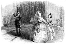 Scene from "The Rose of Castile", at Drury Lane Theatre, 1858. Creator: Smyth