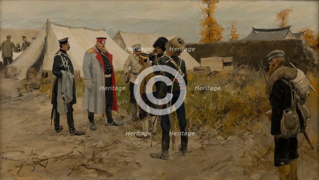 Scene from the Russo-Japanese war.