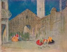 Scene from the Russian Ballet: The Good-Humoured Ladies c1900. Artist: Claude Allin Shepperson