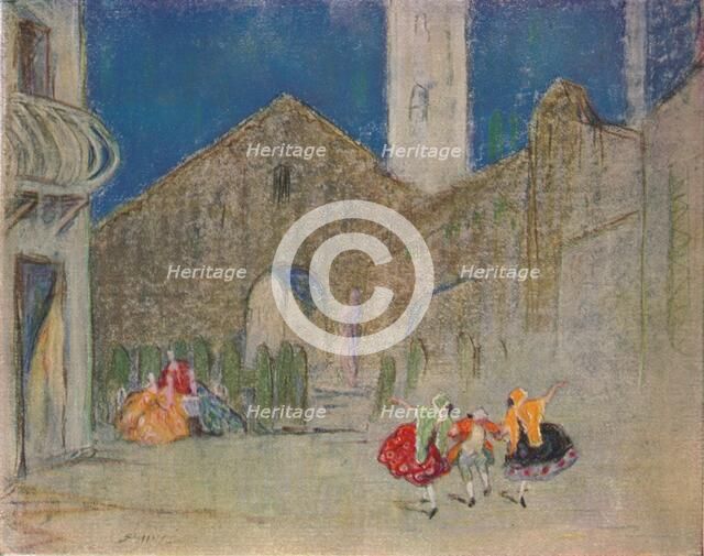 'Scene from the Russian Ballet: The Good-Humoured Ladies', c1900. Artist: Claude Allin Shepperson.