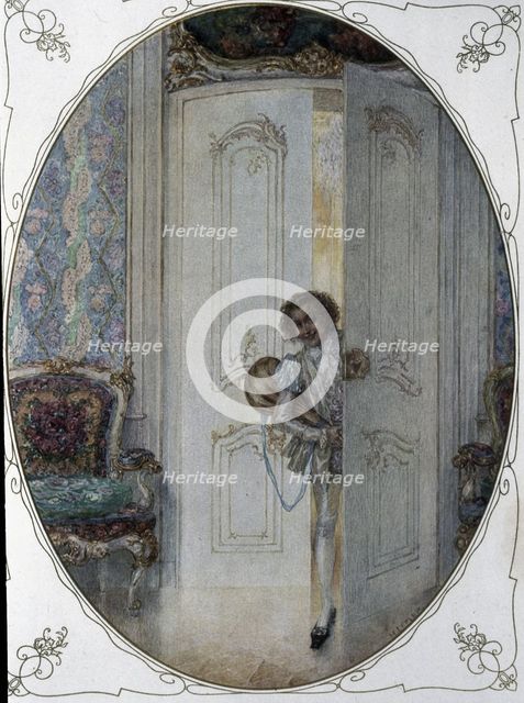 Scene from the work 'The Weddings of Figaro', by W. A. Mozart, composed in 1786, 1910. Creator: Lefler Heinrich (1863-1919).