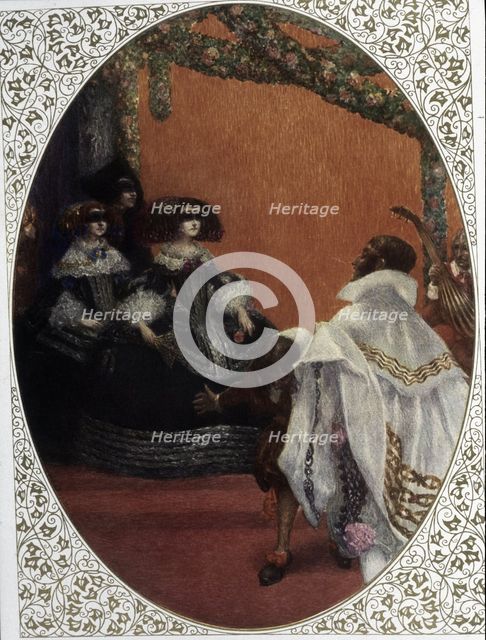 Scene from the work 'Don Juan', by W. A. Mozart composed in 1787, 1910. Creator: Lefler Heinrich (1863-1919).