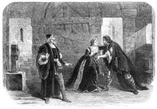 Scene from "The Watch-Cry," at the Lyceum Theatre, 1865. Creator: Unknown