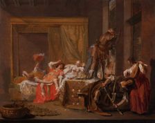 Scene from the Wedding of Messalina and Gaius Sillius, c.1645-c.1650. Creator: Nikolaus Knüpfer