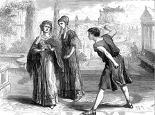 Scene from the Westminster Play, 1872. Creator: Unknown