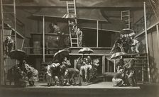 Scene from The Witch by Abraham Goldfaden, State Jewish Chamber Theater, Moscow, 1921. Creator: Anonymous