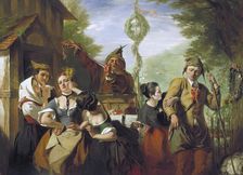 Scene from The Winter's Tale 1845. Artist: Augustus Leopold Egg