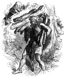 Scene from The Tempest by William Shakespeare, 1856-1858