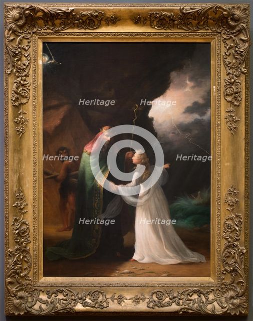 Scene from the Tempest, c1850. Creator: William Rimmer.