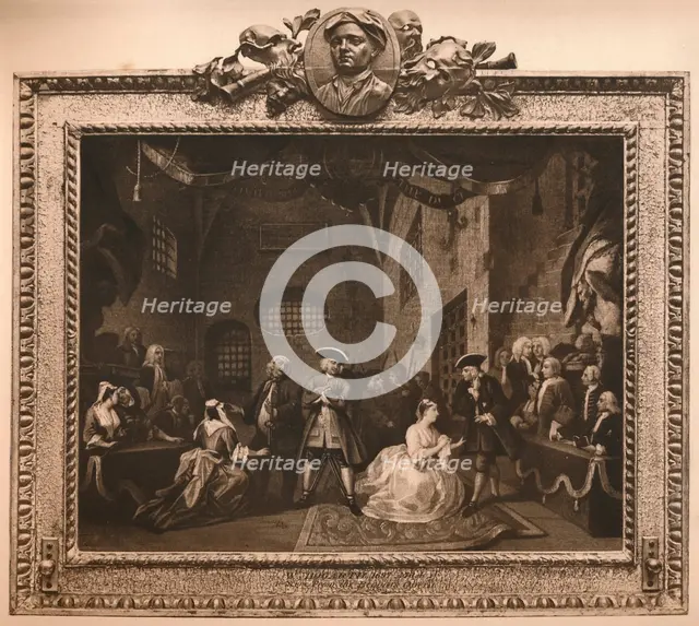 'Scene from the The Beggar's Opera VI', 1731. Artist: William Hogarth.