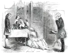 Scene from "The Vicar of Wakefield", at the New Strand Theatre, 1850. Creator: Unknown