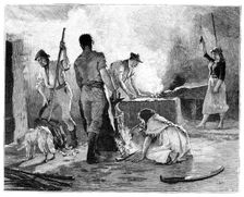 Scene from the Young Irelander Rebellion of 1848 (1900)